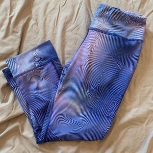 Blue Print Reebok Crop Leggings